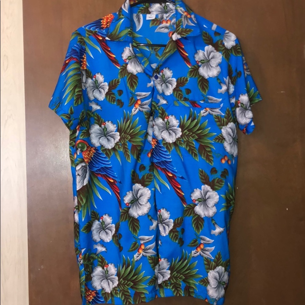 Silk Hawaiian button up